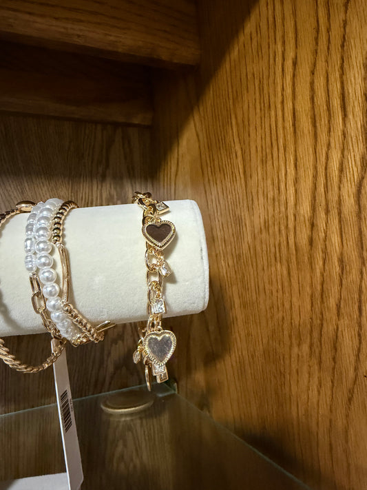 Heart Charm Bracelet