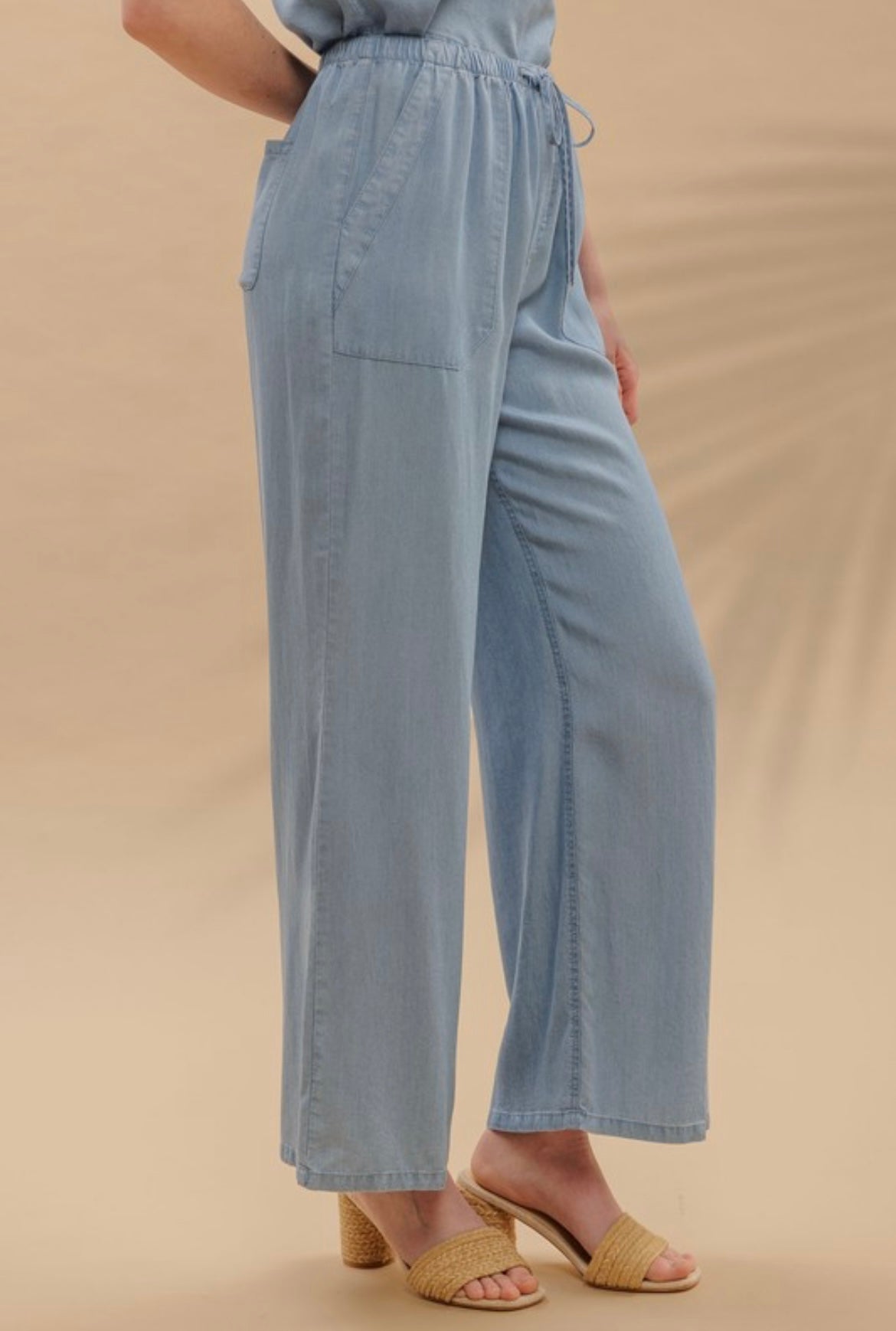 Chambray Pants