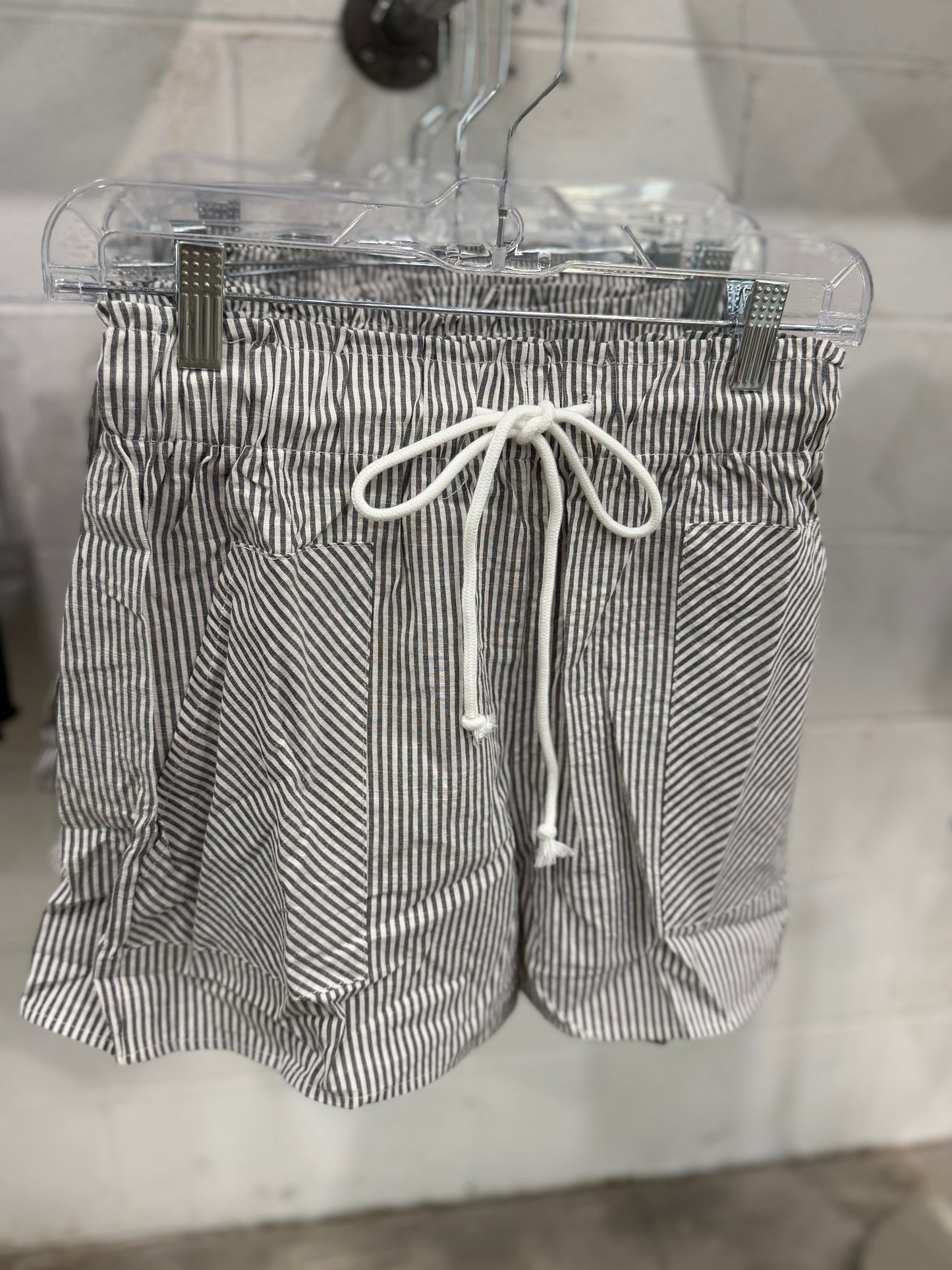 Pinstripe Shorts