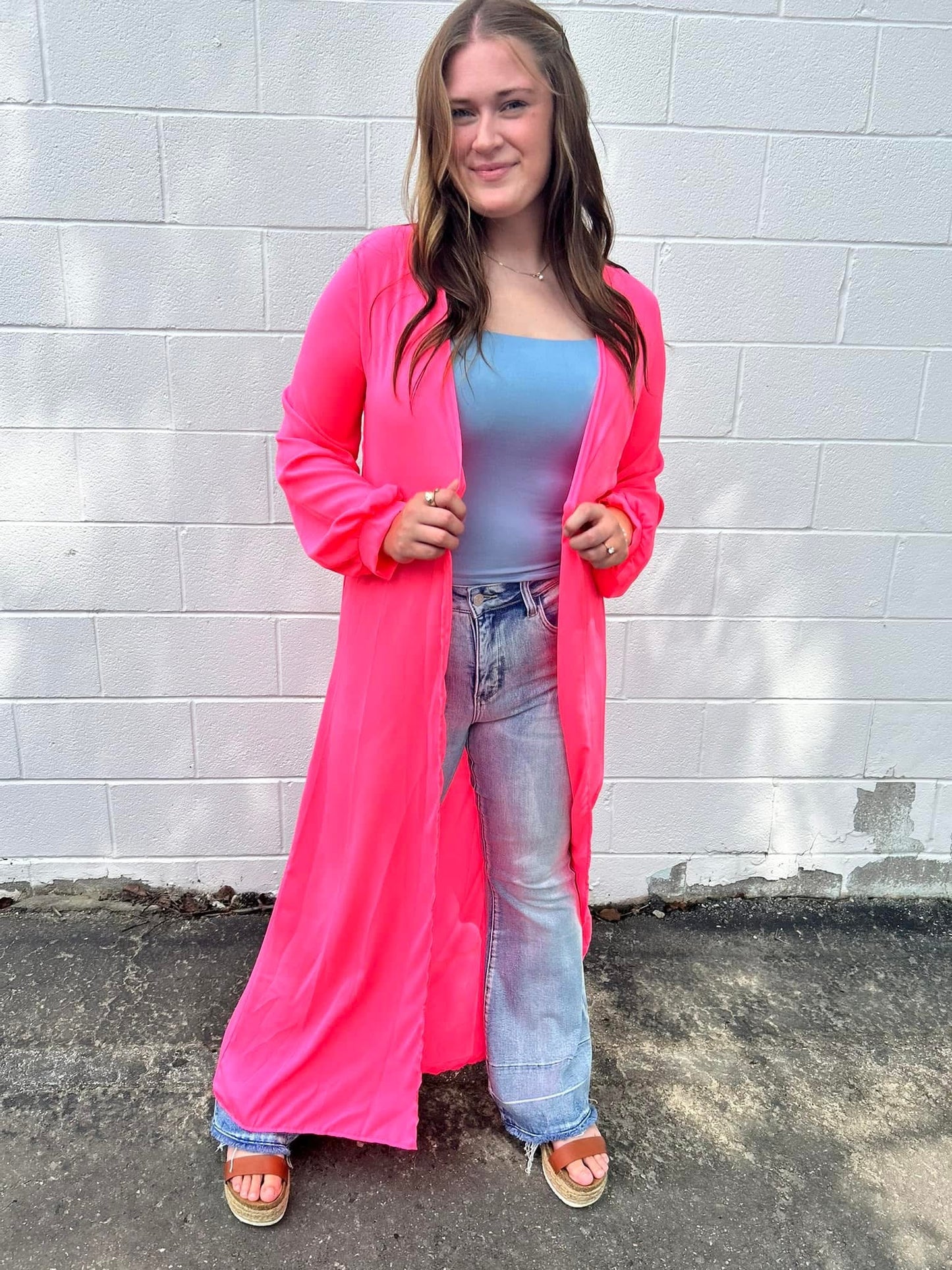 Neon Pink Duster