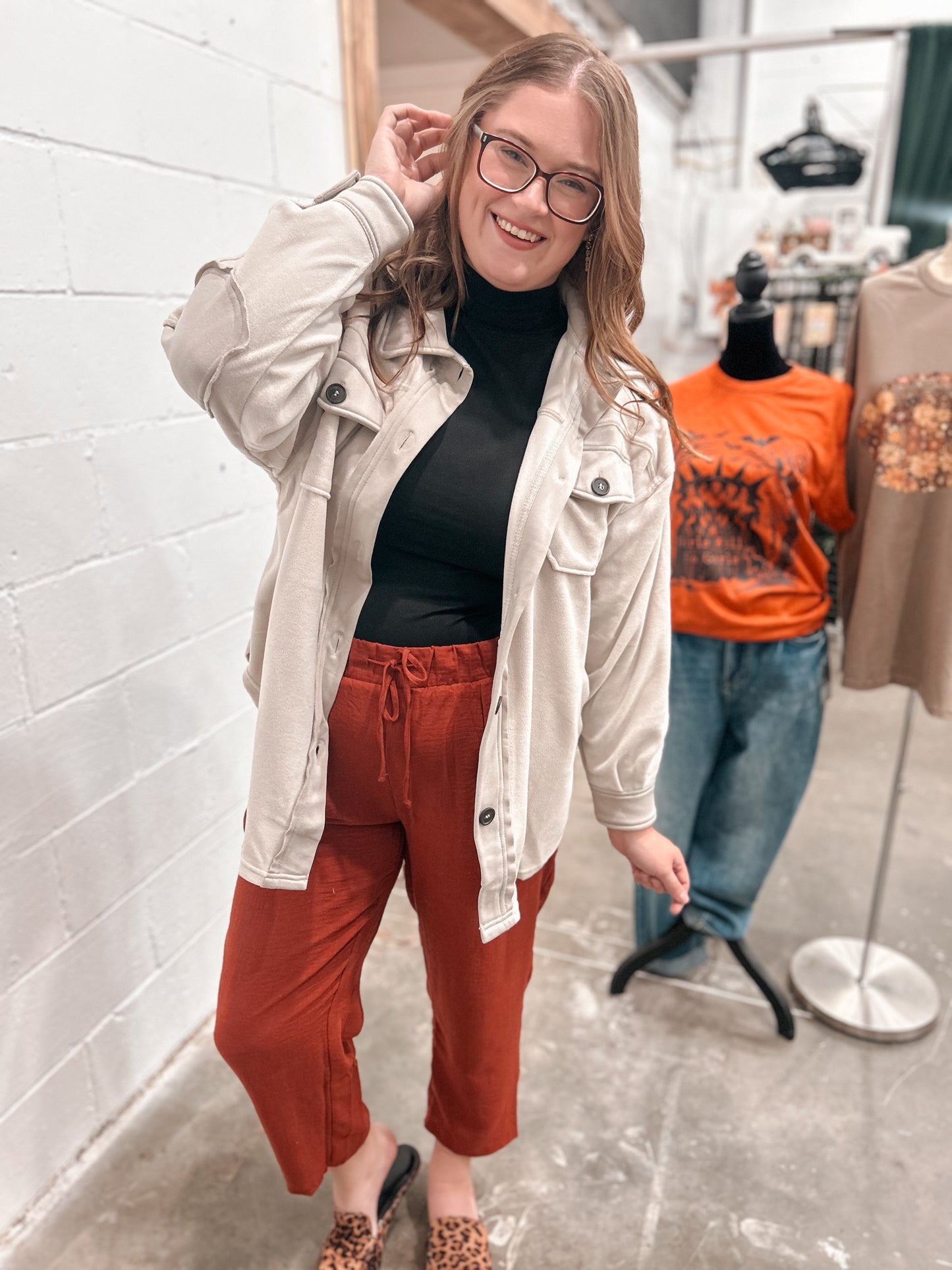 Elbow Patch Shacket