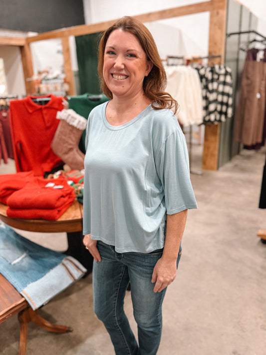 Baby Blue Tee