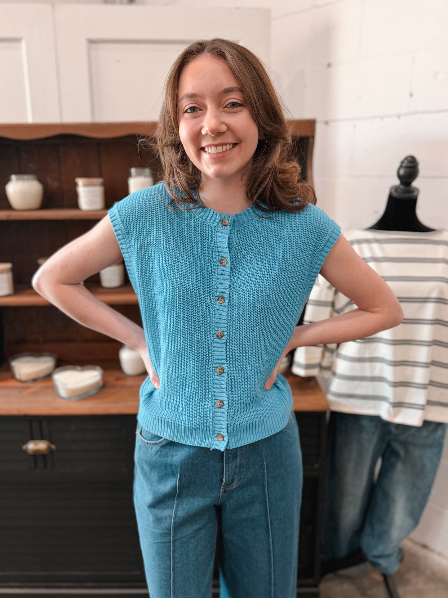 Spring Blues Vest