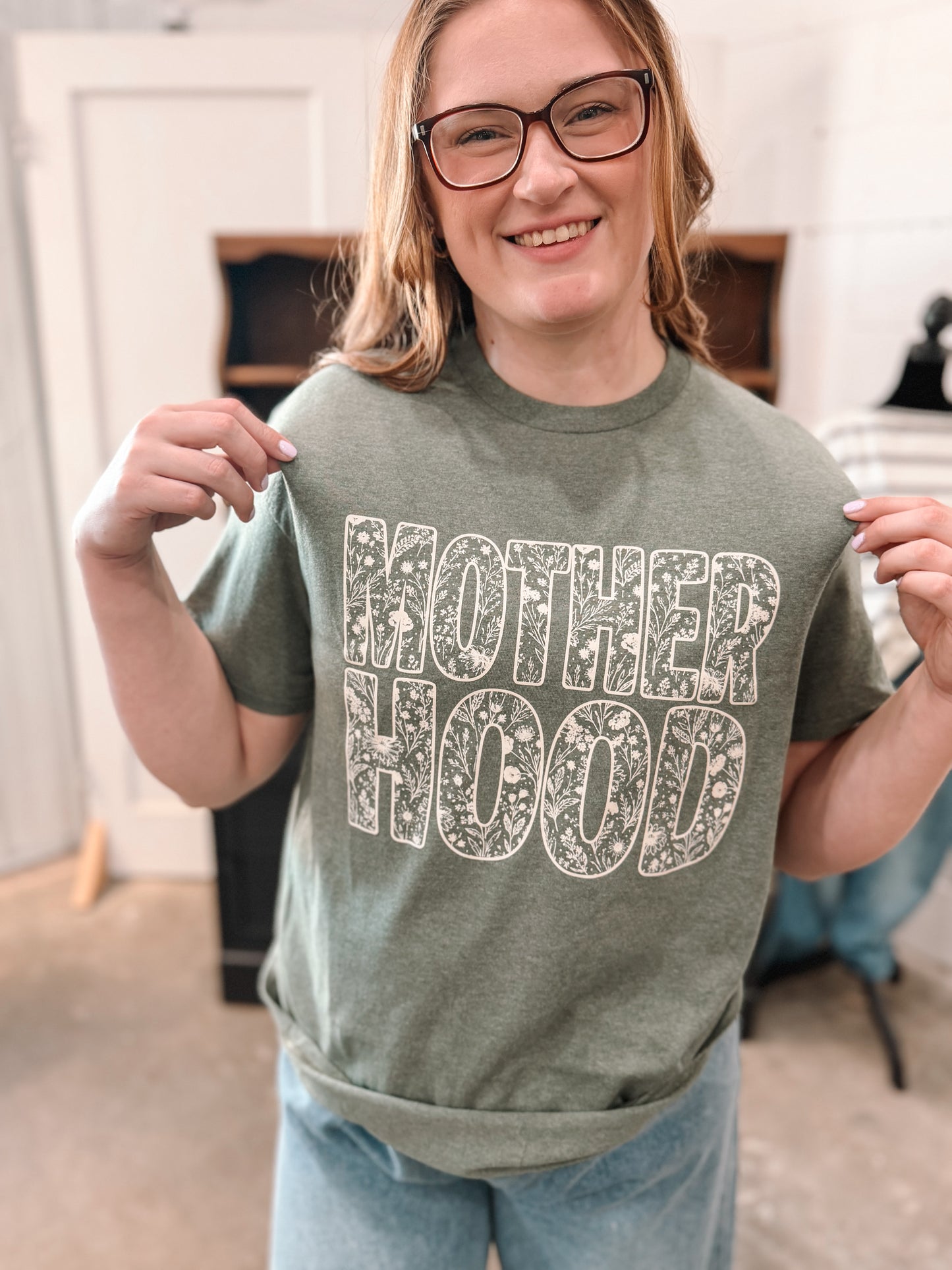 Motherhood Floral Tee