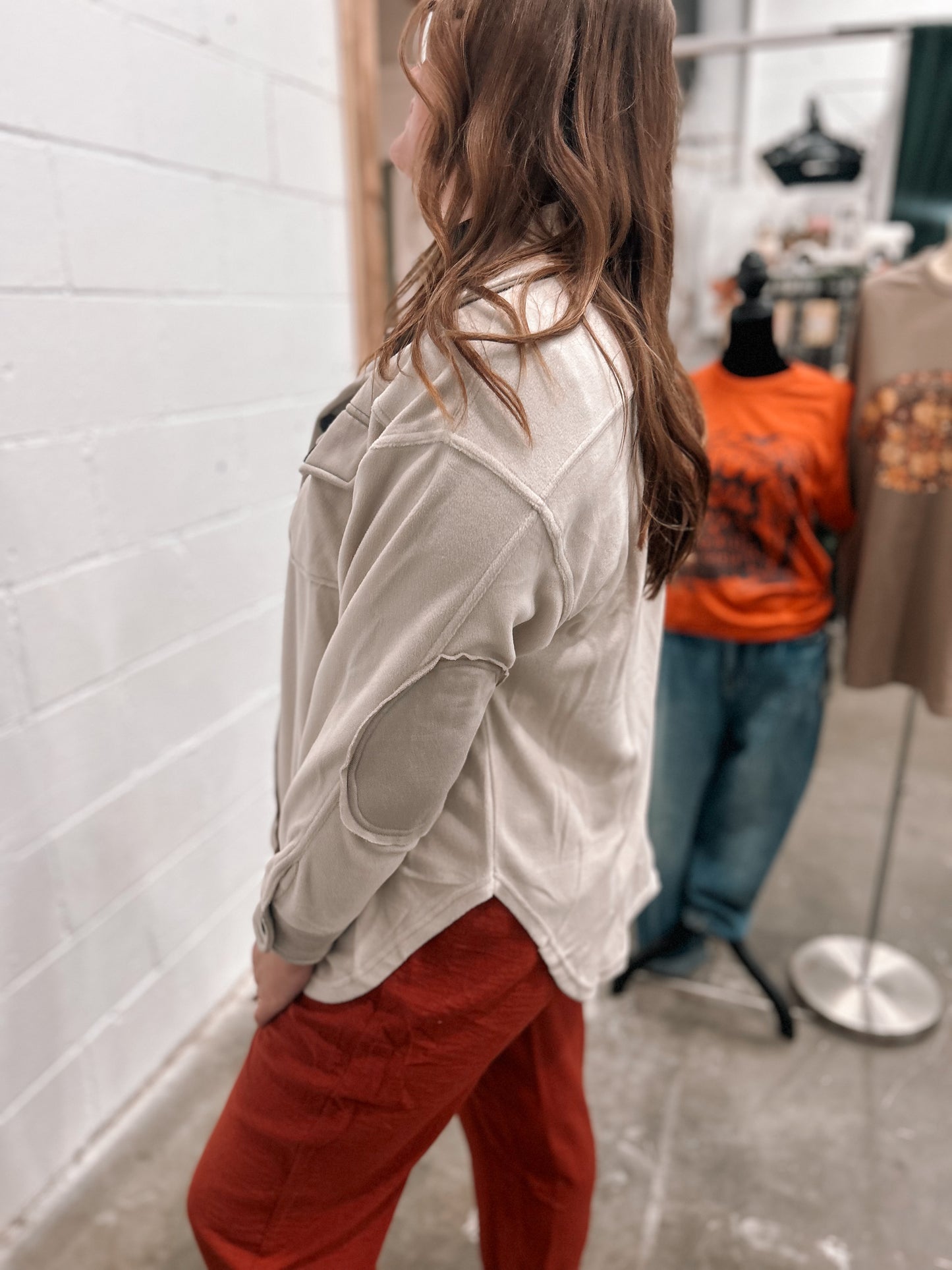 Elbow Patch Shacket