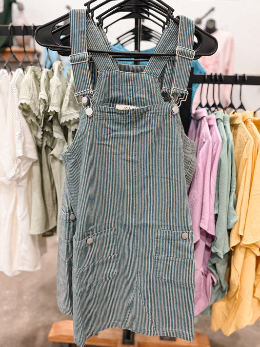 Jean Overalls Dress