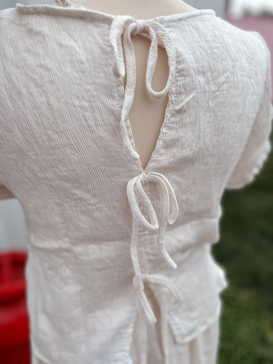 Crinkle Knit Top