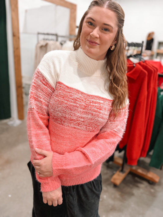 Cheerful Pink Sweater