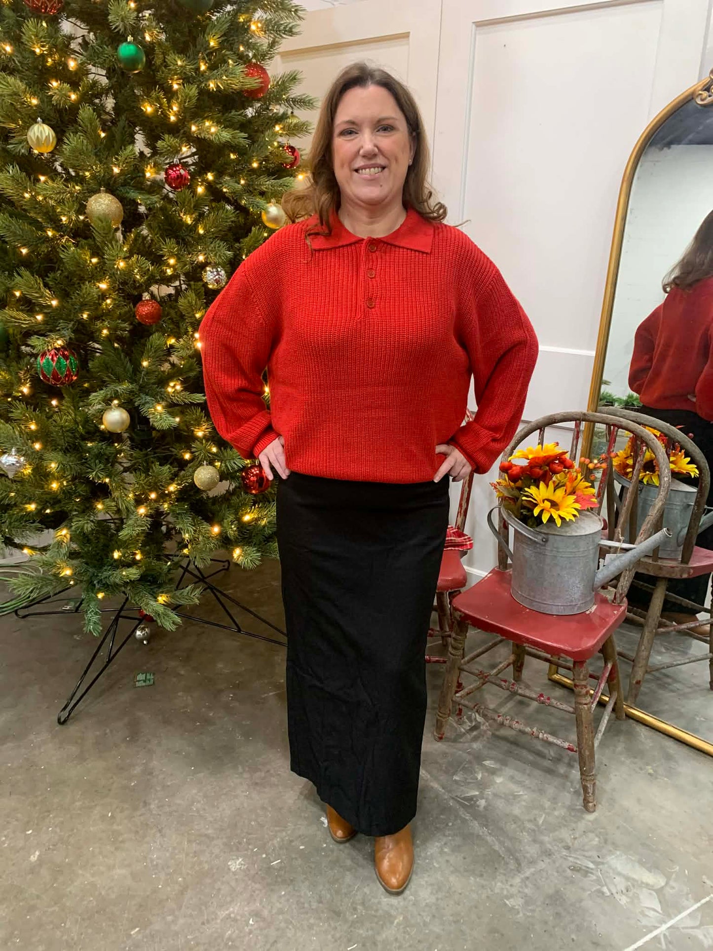 Red Sweater