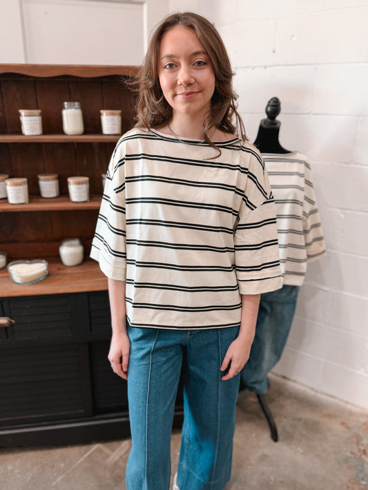 Sophisticated Stripes Top