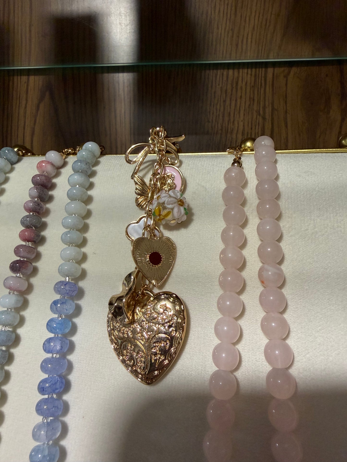 Heart Bag Charm Keychain