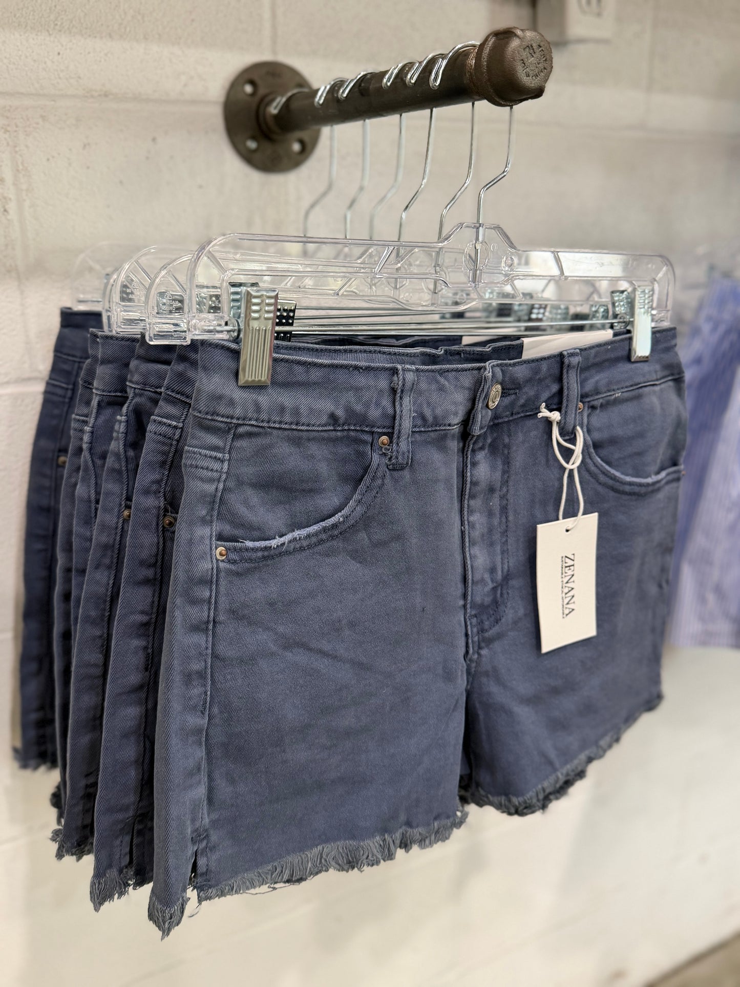 Blackberry Denim Shorts