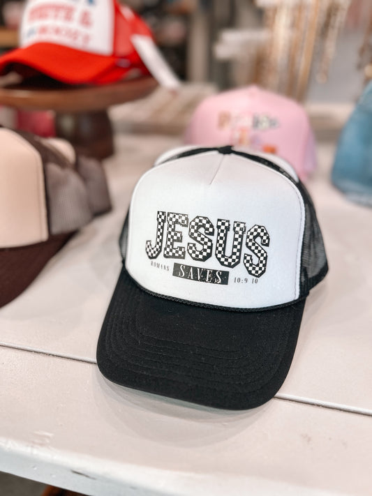 Jesus Saves Trucker Hat