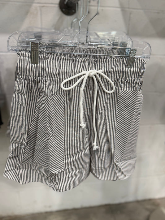 Pinstripe Shorts