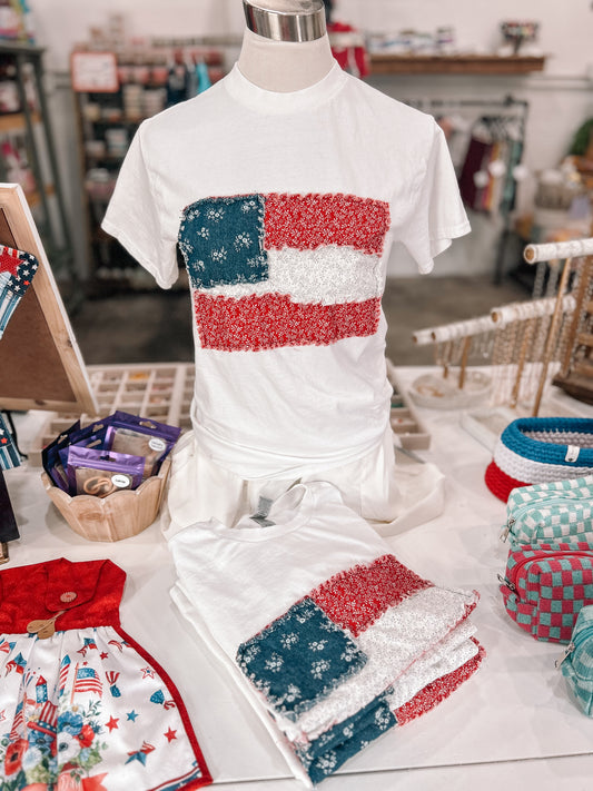 Patchwork Flag Tee