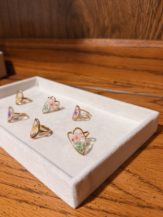 Floral Rings
