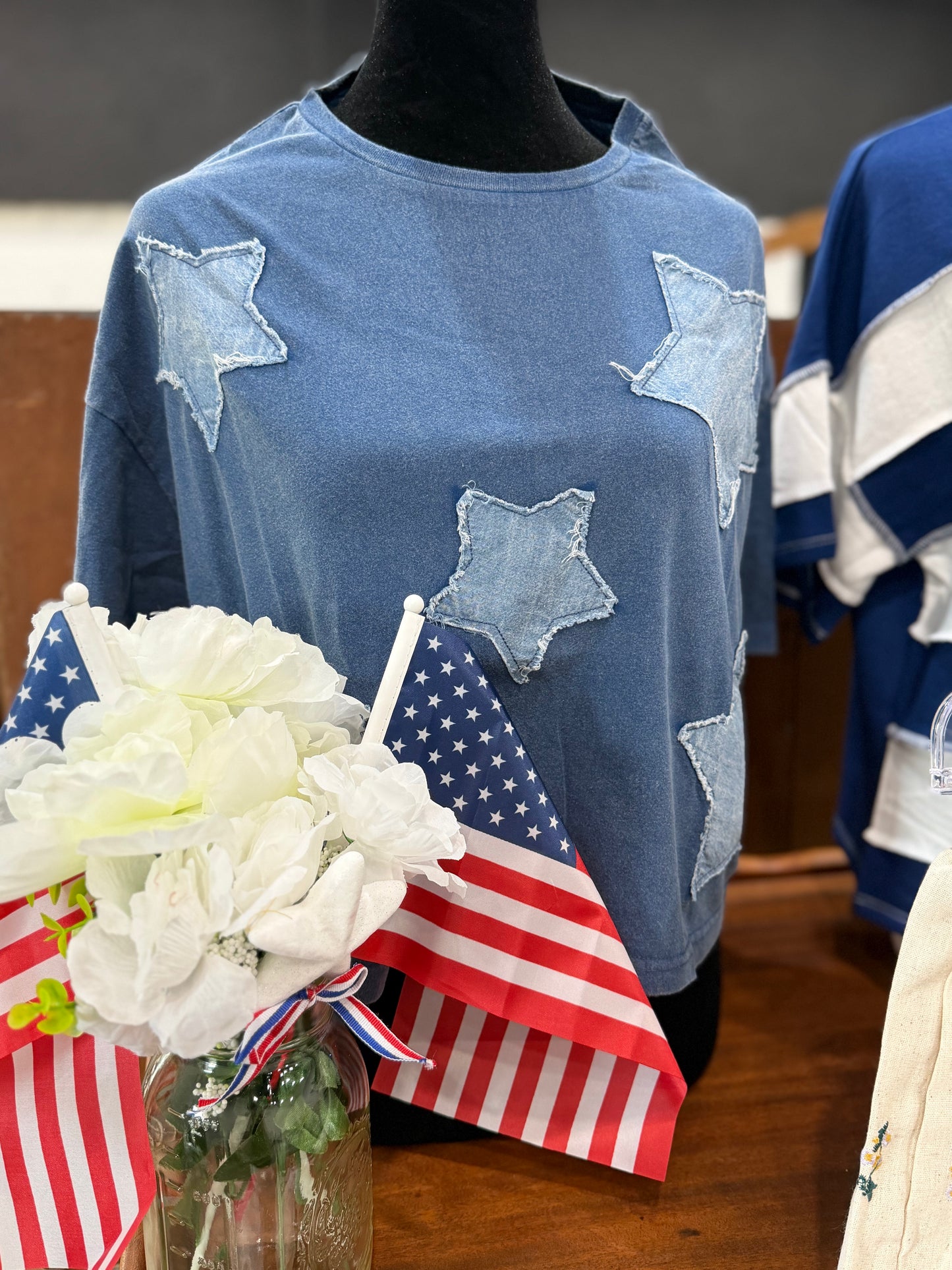 Star Patch Top
