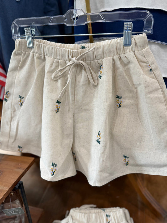 Embroidered Shorts