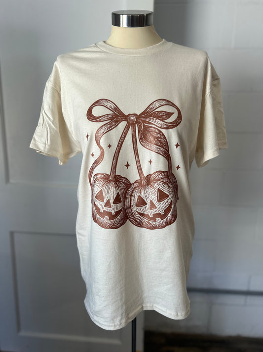 Pumpkin Cherries Tee