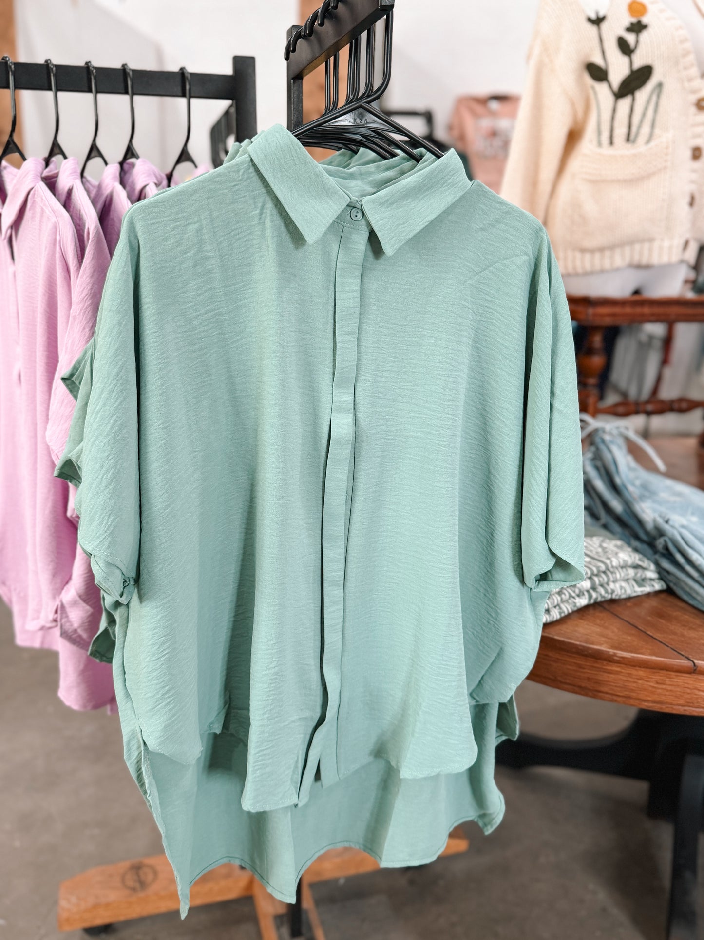 Button Up Top