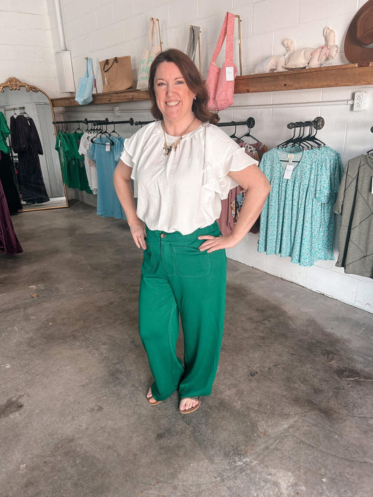 Green Dressy Pants