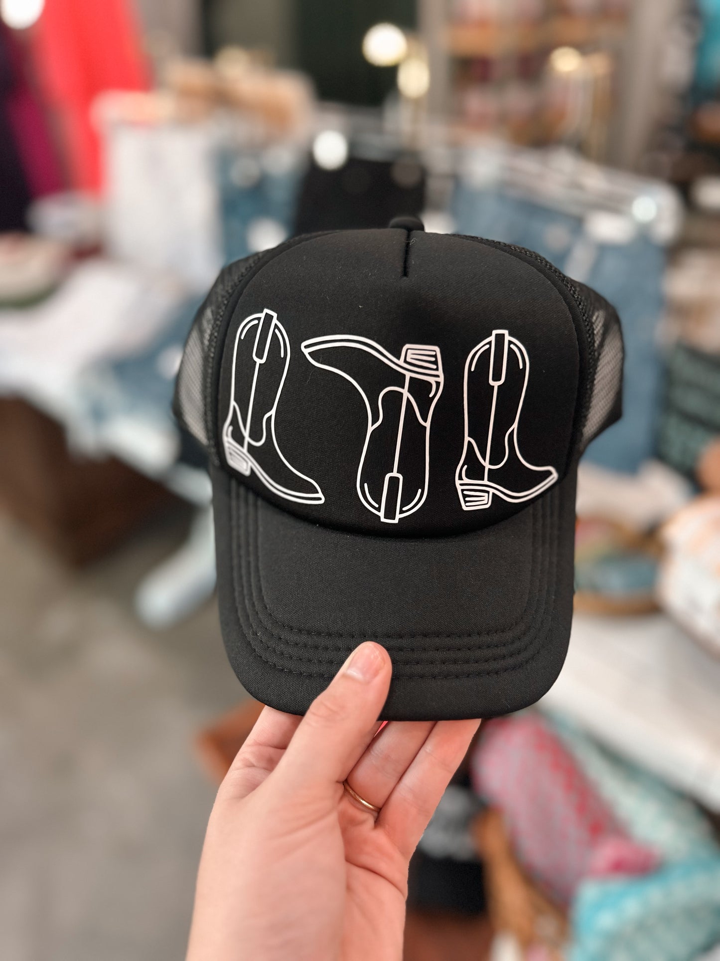 Boots Trucker Hat
