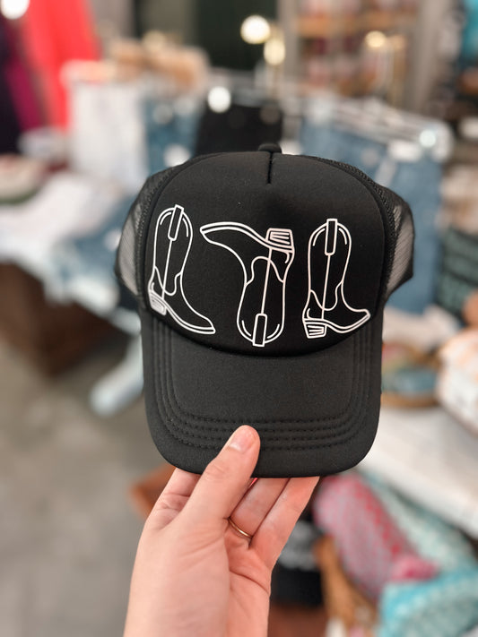 Boots Trucker Hat