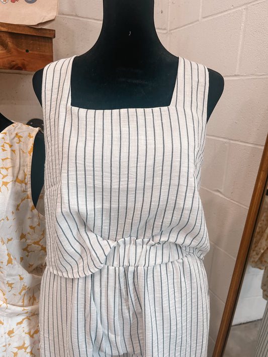 Linen Stripe Tank